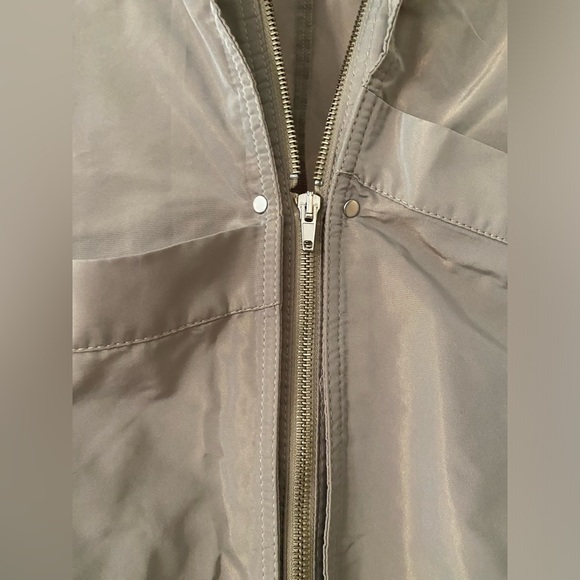 Y2k Hussein Chalayan Futuristic archival bag zip gray jacket asymmetrical - Picture 4 of 11